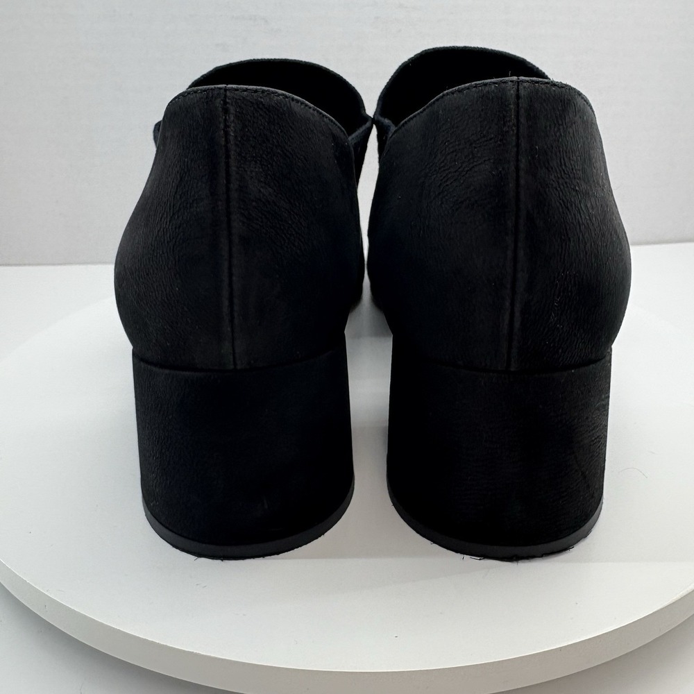 Eileen Fisher Women's Size 10 Black Ferris Knit Peep Toe Block Heel‎ Sandals - Picture 5 of 10